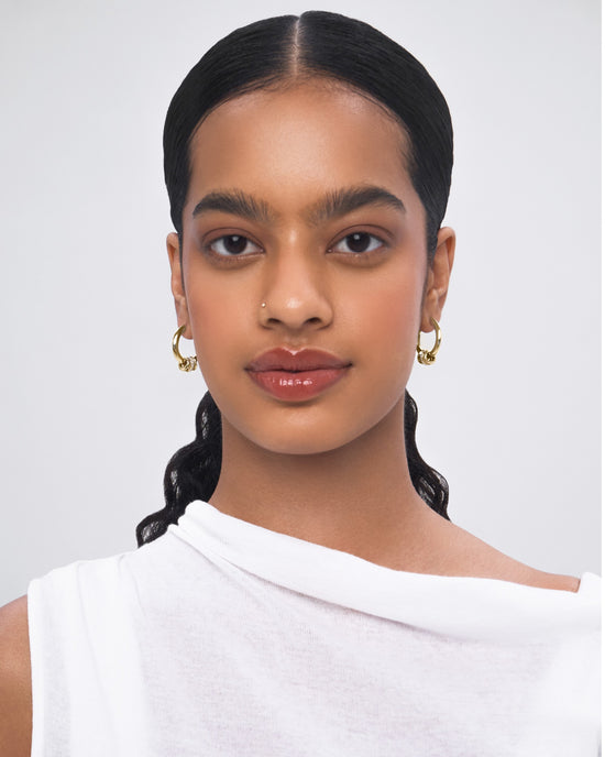 Corset hoop earring - ambi Jewelry
