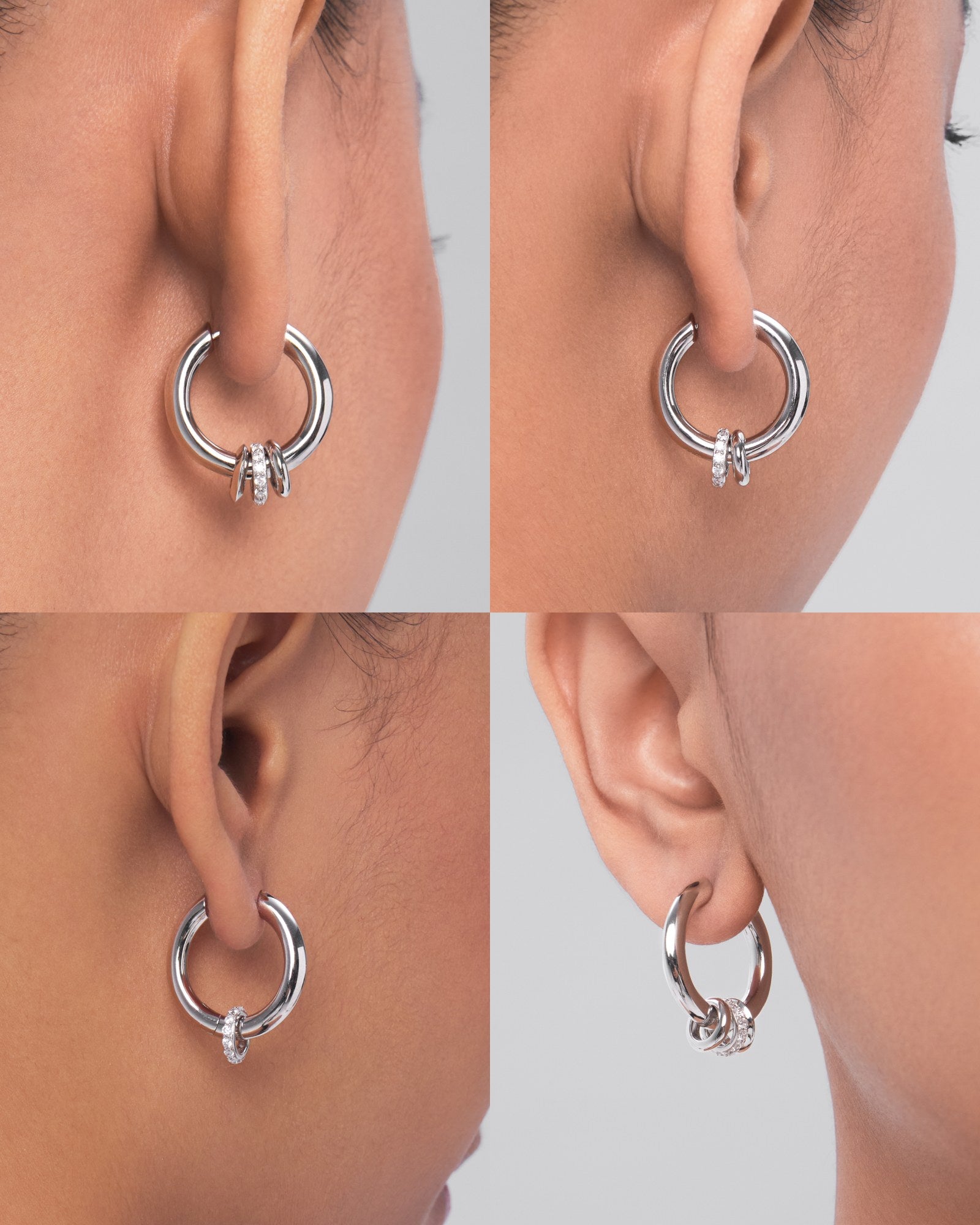 Corset hoop earring - ambi Jewelry
