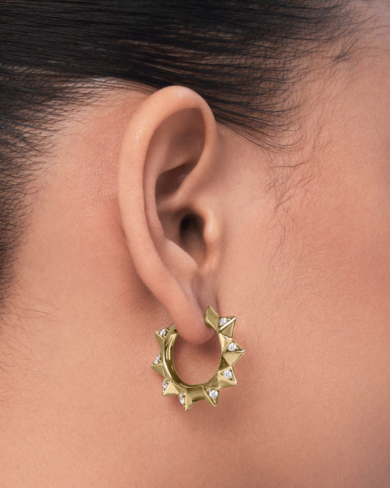Soleil hoop earrings - ambi Jewelry