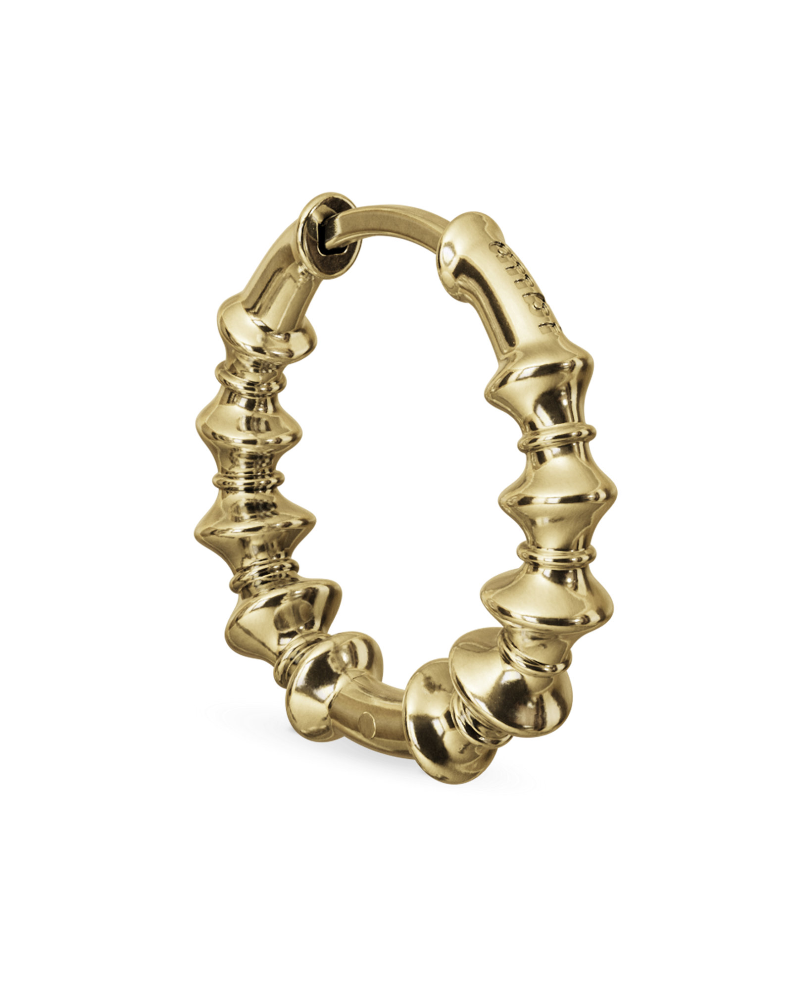 Crown hoop earring - ambi Jewelry