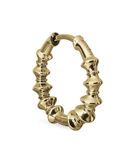 Crown hoop earring - ambi Jewelry