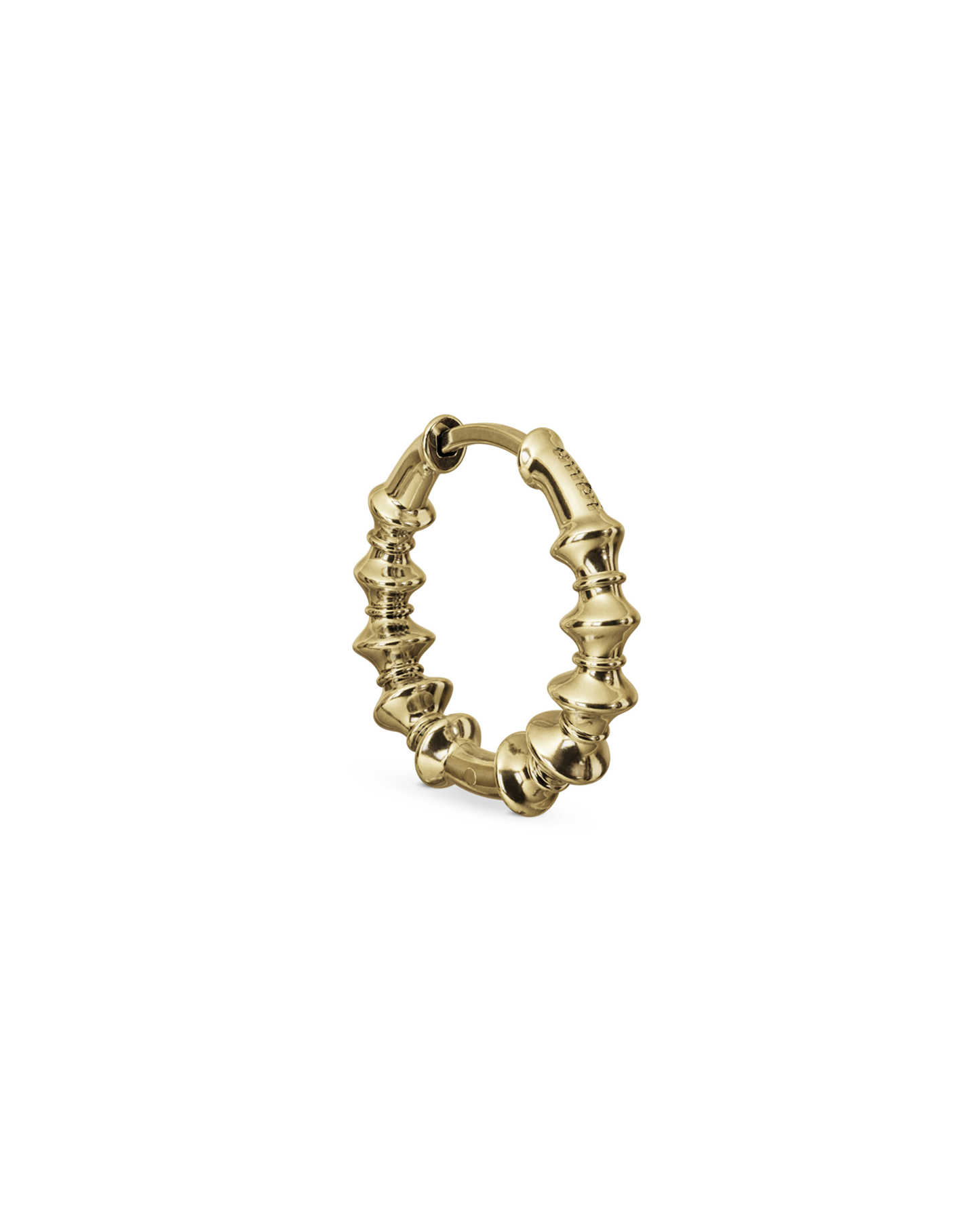 Crown hoop earring - ambi Jewelry