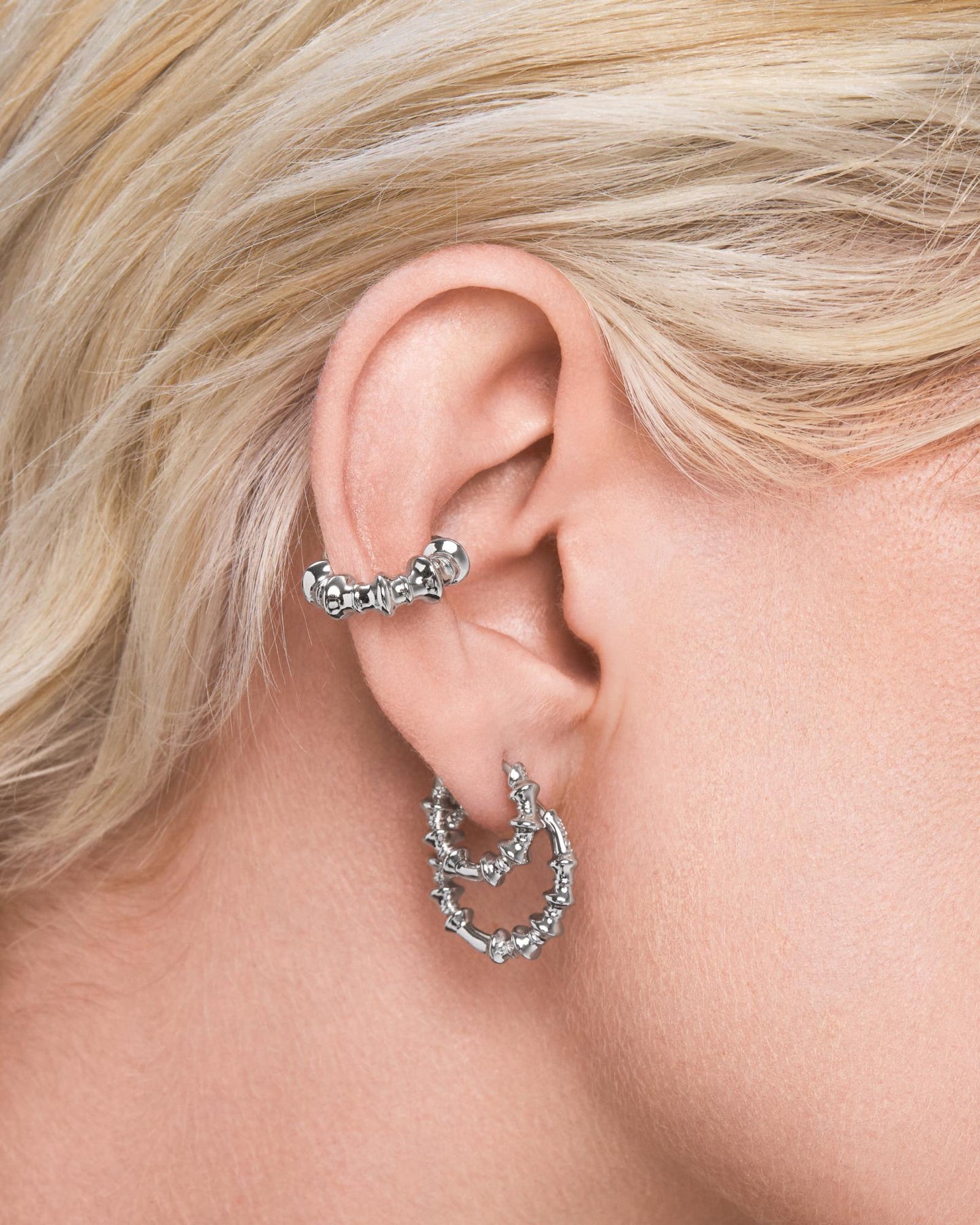 Crown hoop earring - ambi Jewelry