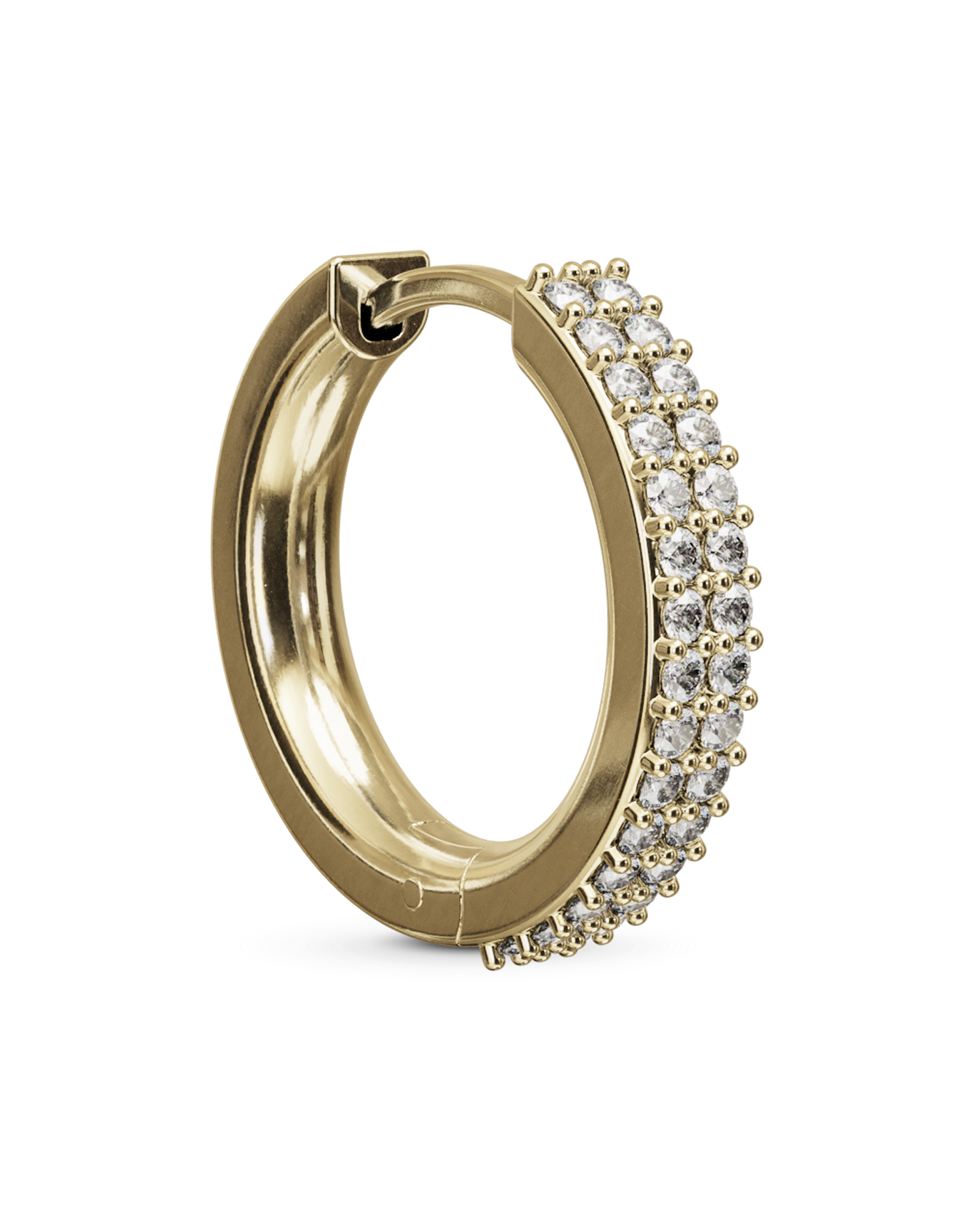 Rubi bejewelled hoop earring - ambi Jewelry