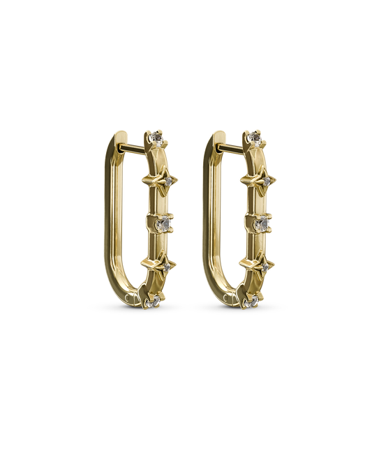 Milky way hoop earrings - ambi Jewelry