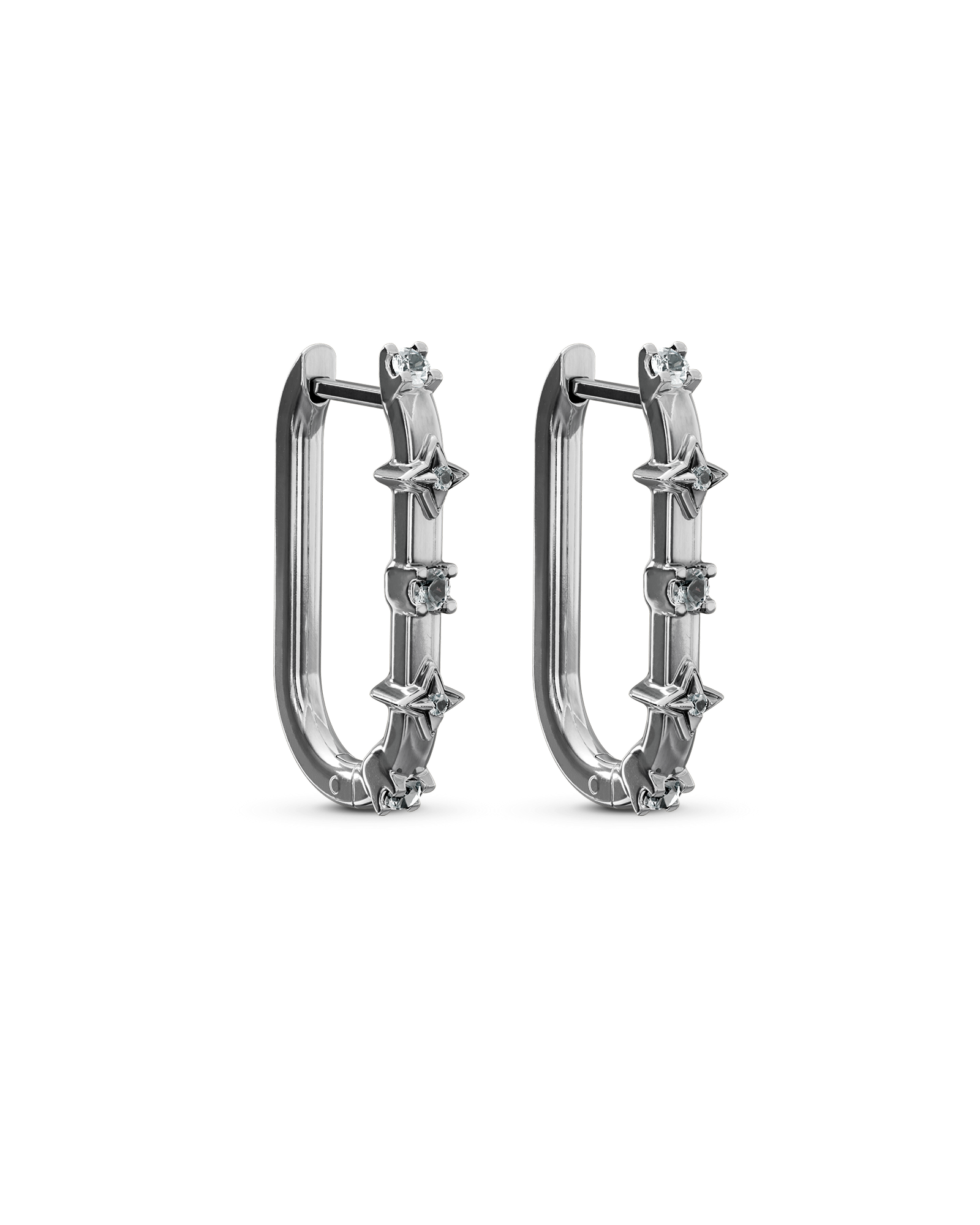 Milky way hoop earrings - ambi Jewelry