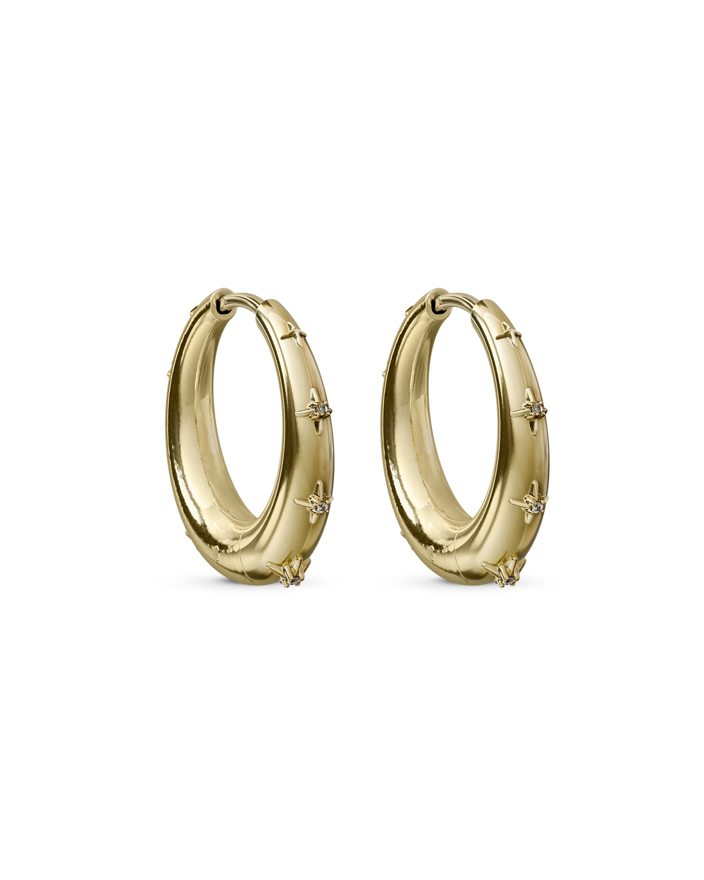 Lumine hoop earrings (15mm) - ambi Jewelry