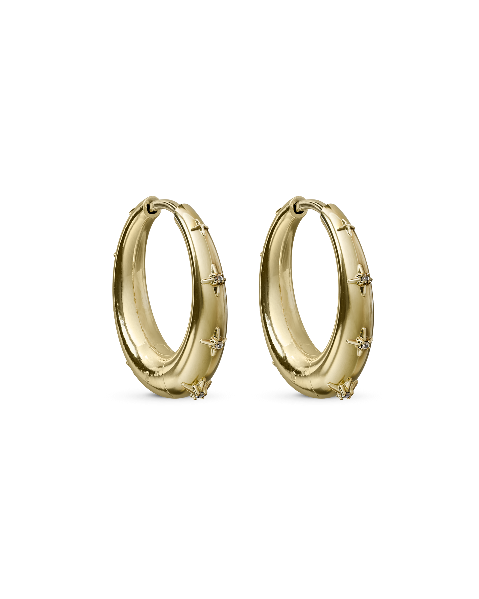 Lumine hoop earrings (15mm) - ambi Jewelry