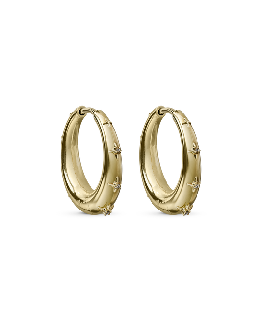 Lumine hoop earrings (15mm) - ambi Jewelry
