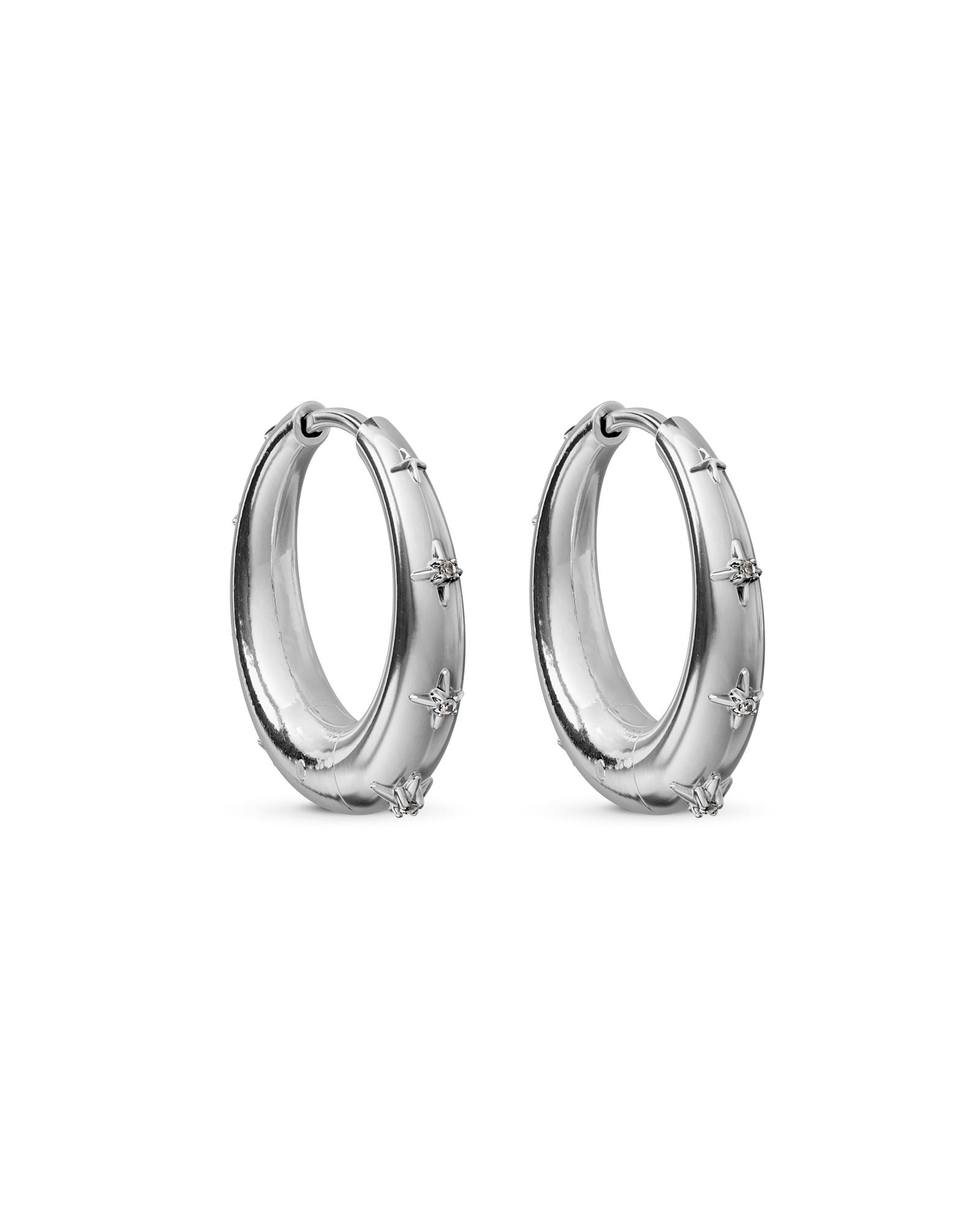 Lumine hoop earrings (15mm) - ambi Jewelry