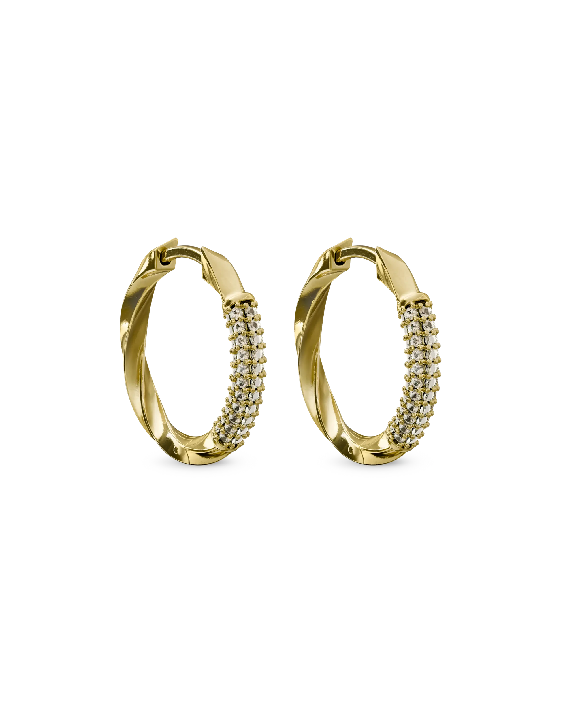Silk hoop earrings - ambi Jewelry