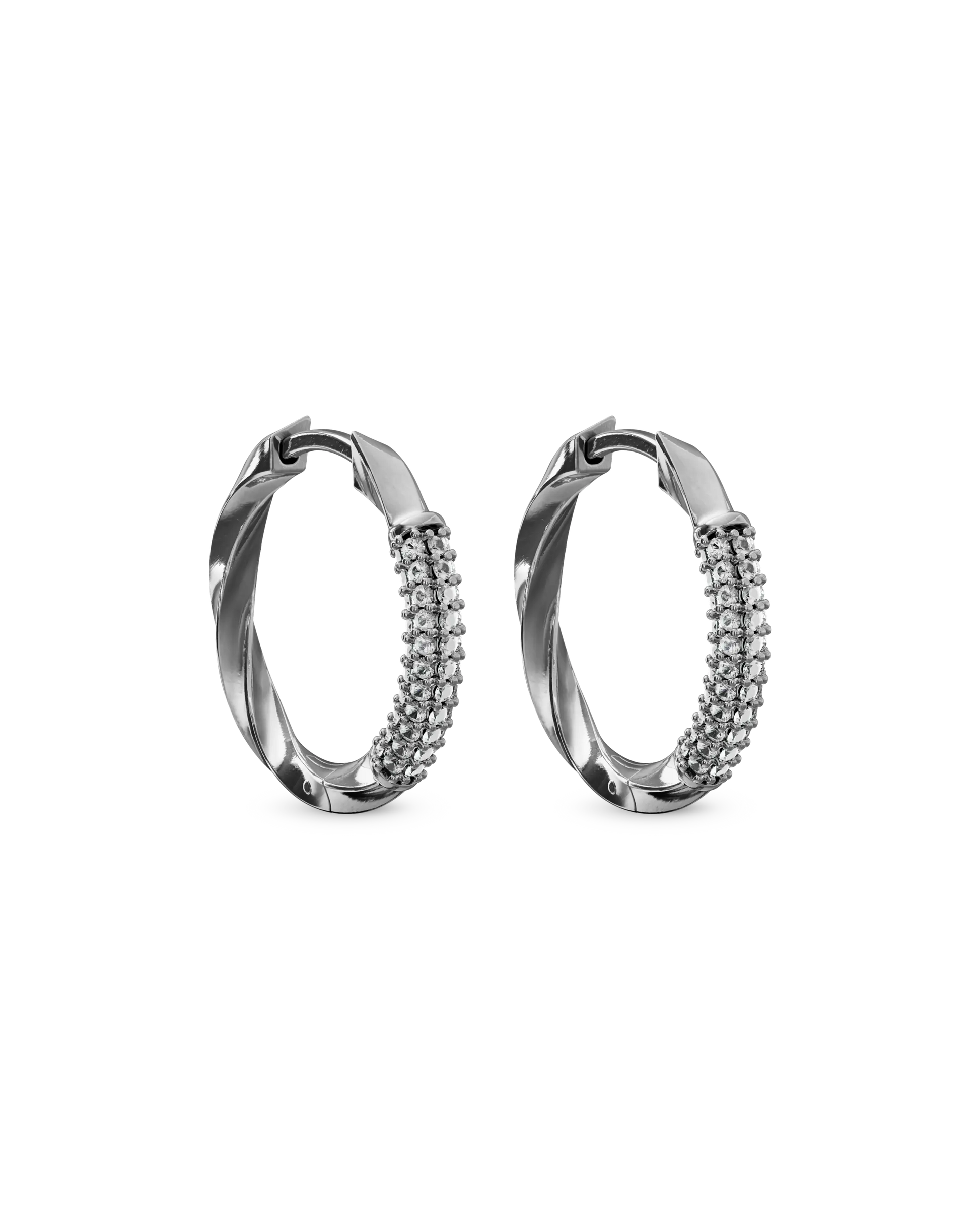 Silk hoop earrings - ambi Jewelry
