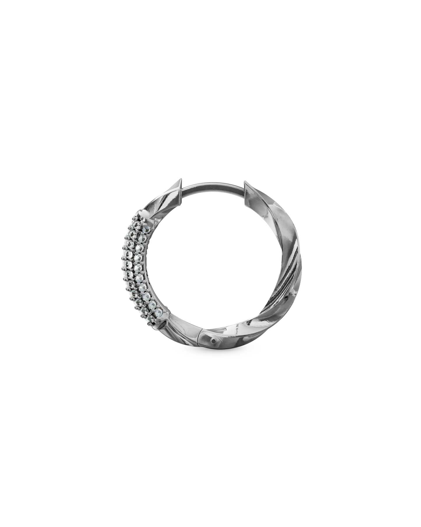 Silk hoop earrings - ambi Jewelry