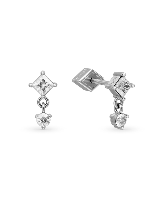 Willow drop stud earring - ambi Jewelry