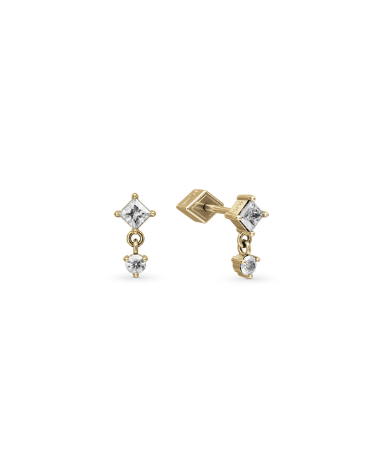 Willow drop stud earring - ambi Jewelry