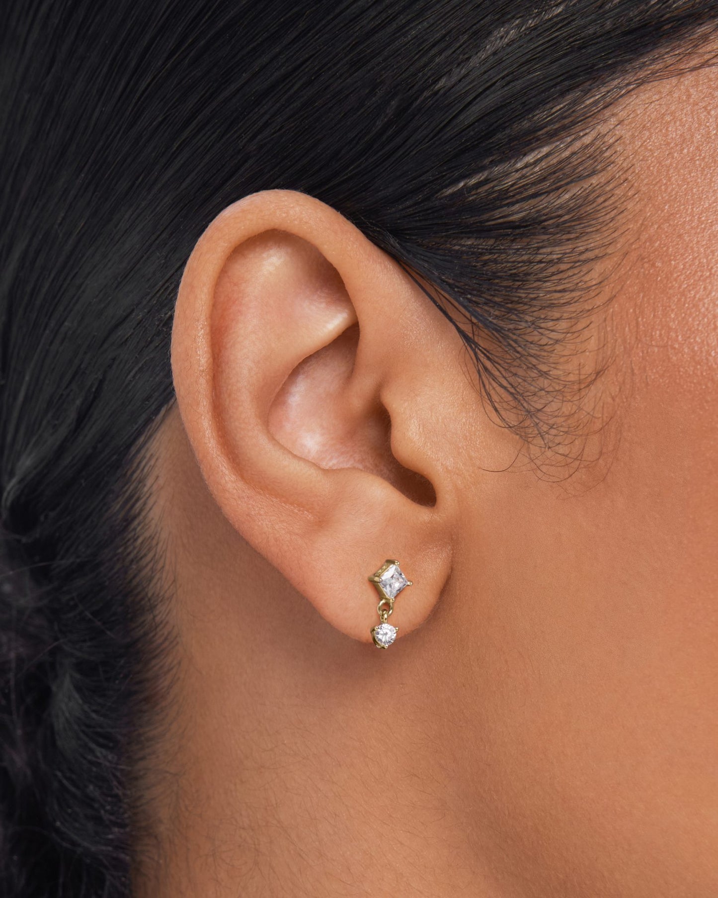 Willow drop stud earring - ambi Jewelry