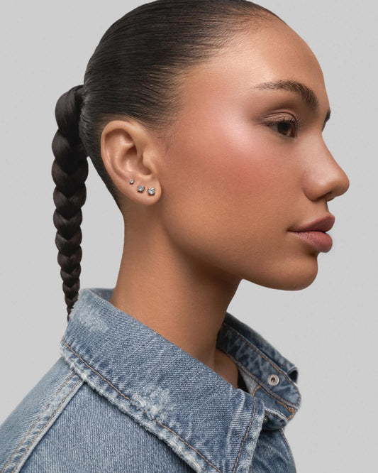 Odette stud earring (2.5mm, 3.5mm. 4mm) - ambi Jewelry