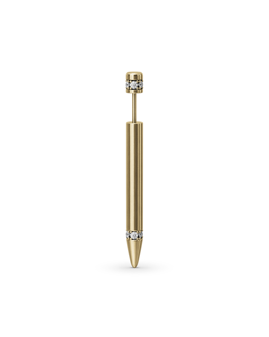 Glacier pin stud earring - ambi Jewelry