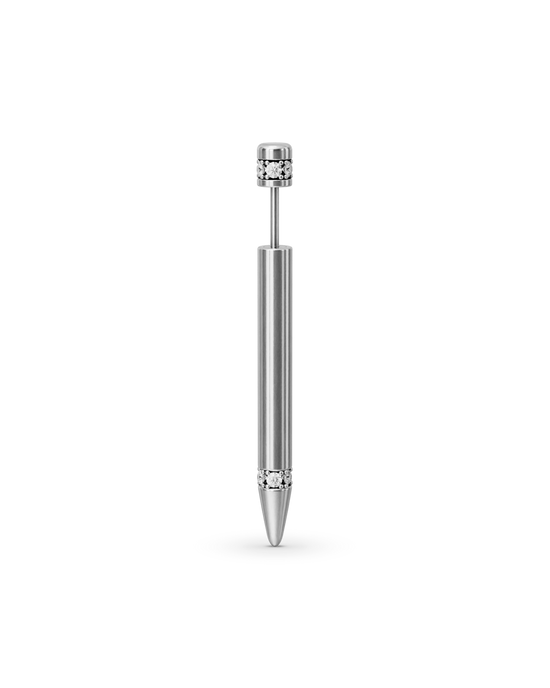 Glacier pin stud earring - ambi Jewelry