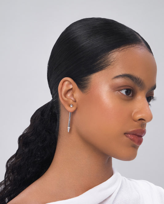 Glacier pin stud earring - ambi Jewelry